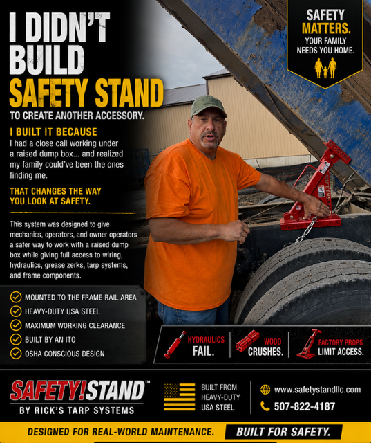 Dump Truck Safety Stand | Built Tough. Stands Tougher.