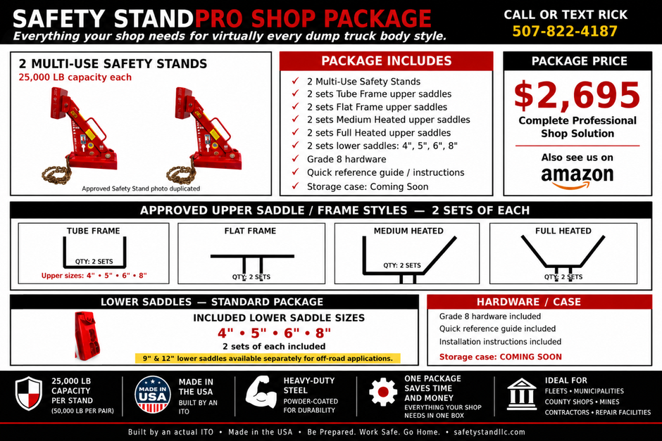 Dump Truck Safety Stand | Built Tough. Stands Tougher.