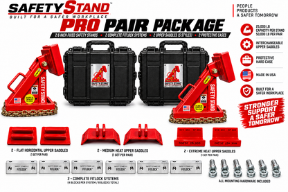 Safety Stand Pair Pro FITLOCK Package