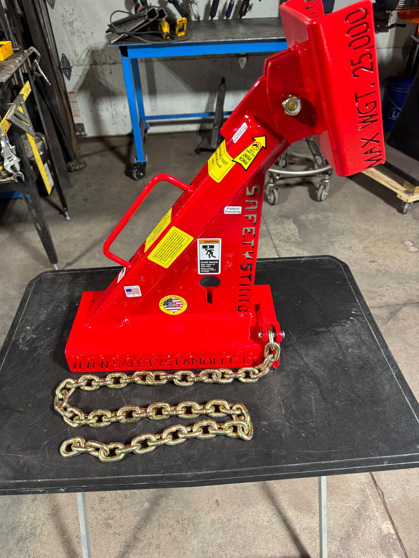 Safety Stand 2-Pack – Standard Dump Truck Braces | Fixed Saddle | OSHA | USA