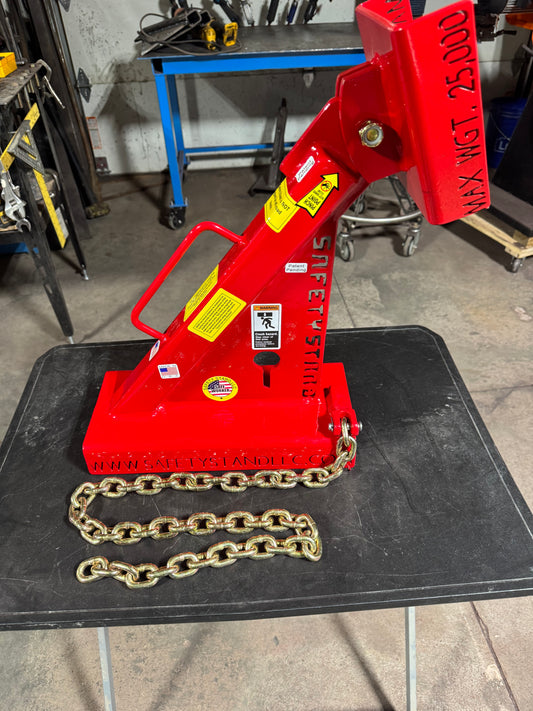 Safety Stand 2-Pack – Standard Dump Truck Braces | Fixed Saddle | OSHA | USA