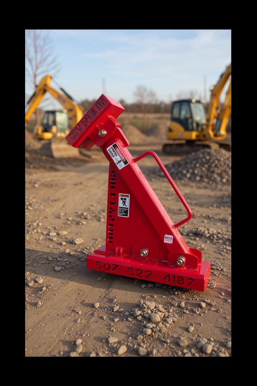 Safety Stand – Multi-Use Dump Truck Brace | Interchangeable Saddles | OSHA | USA