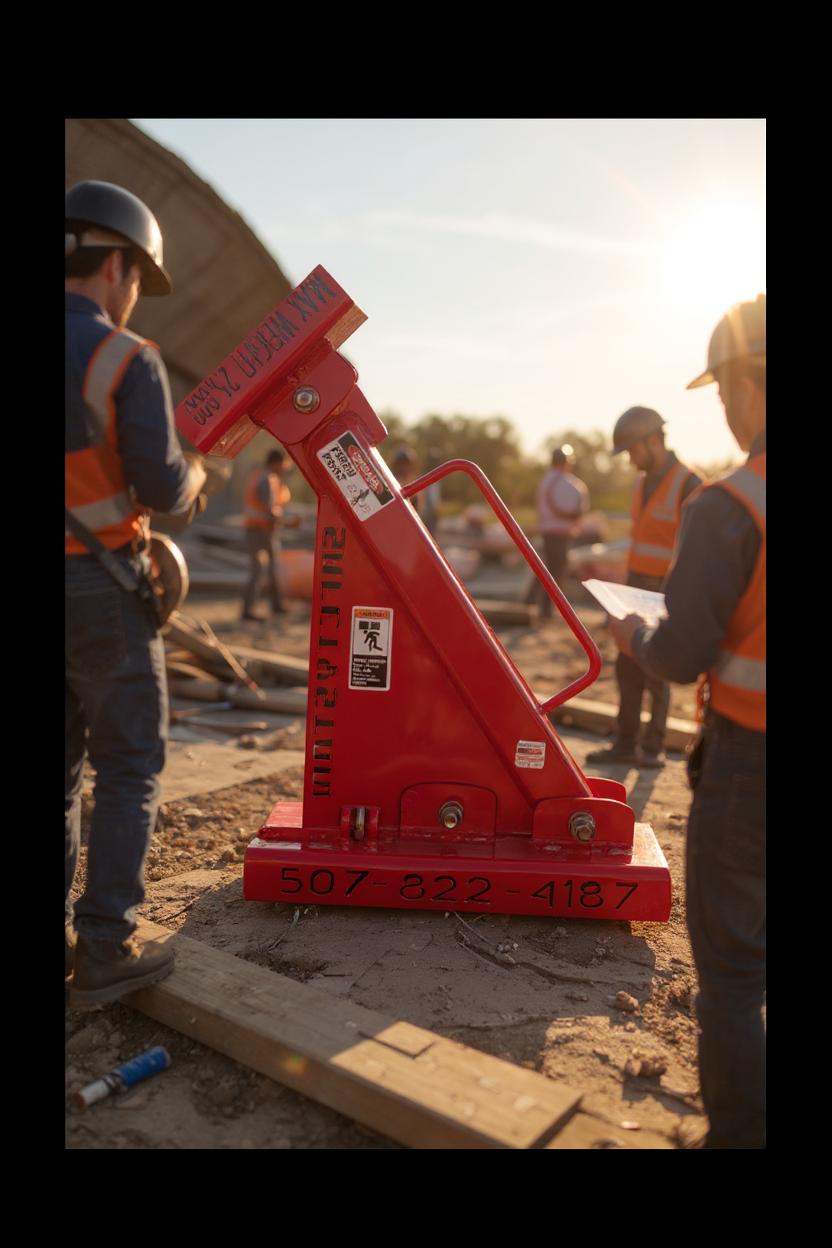 Safety Stand – Multi-Use Dump Truck Brace | Interchangeable Saddles | OSHA | USA