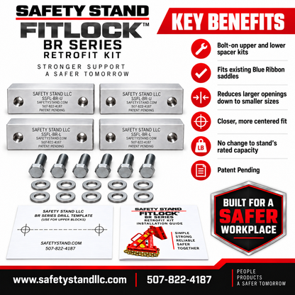 Safety Stand FITLOCK Retrofit System – For Safety Stand 6" Saddles