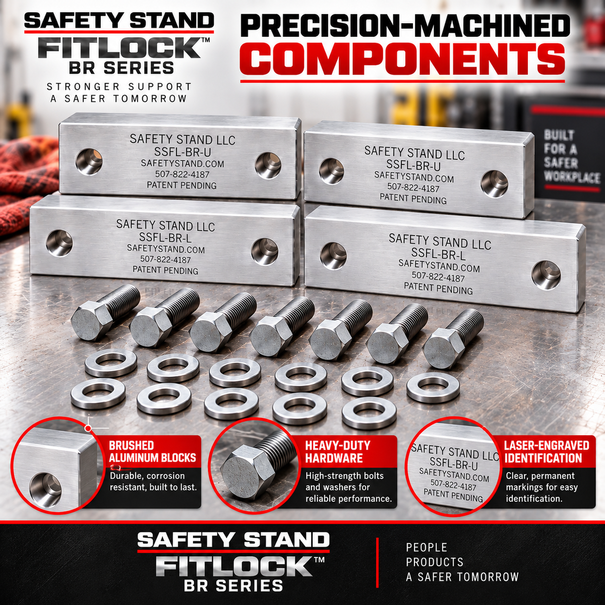 Safety Stand FITLOCK Retrofit System – For Safety Stand 6" Saddles